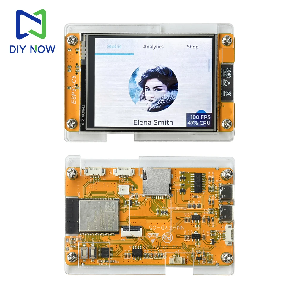 ESP32-C5 Touch Screen Development Kit Dual Band WiFi6 Zigbee3.0 Thread1.3 CH340ESP32-CYD For Smart Home Multi-Protocol Gateway