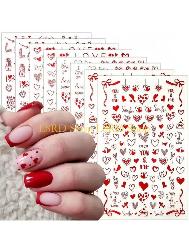 

L8RD Valentines Day Art Stickers Decals Art Decals DIY Designs Decors