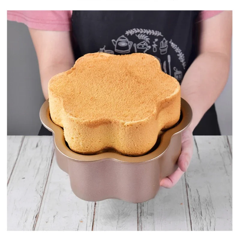 

Flower Shaped Cake Mold Mini Cake Non Stick Oven Household Baking Mold Baking Pastry Tools