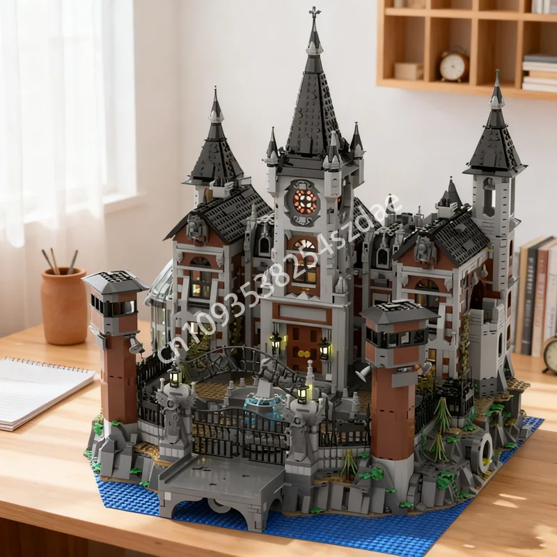 

6755pcs MOC Modular Arkham Asylum Modulared Model Building Blocks Toys DIY Creative Christmas Gift Education Brick Birthday