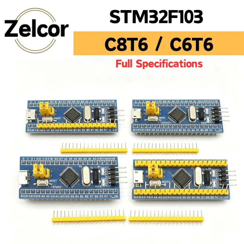  High Quality STM32F103C6T6 STM32F103C8T6 Minimum System Board, Microcontroller Learning Board, ARM STM32 Development Board