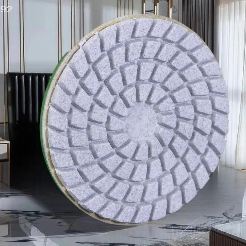 Polijst- en trimschijf 80 mm voor keramische tegels, geschikt voor het droog polijsten van marmer en kwartssteen