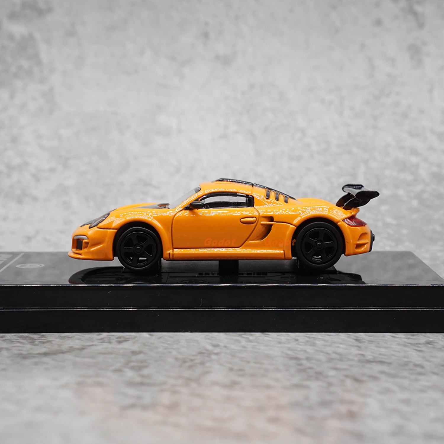 PARA 1:64 Skala Diecast Alloy Ruf Porsche 997 CTR3 Zabawki Samochody sportowe Model Klasyka Nostalgia Prezenty dla dorosłych Pamiątkowy wyświetlacz statyczny