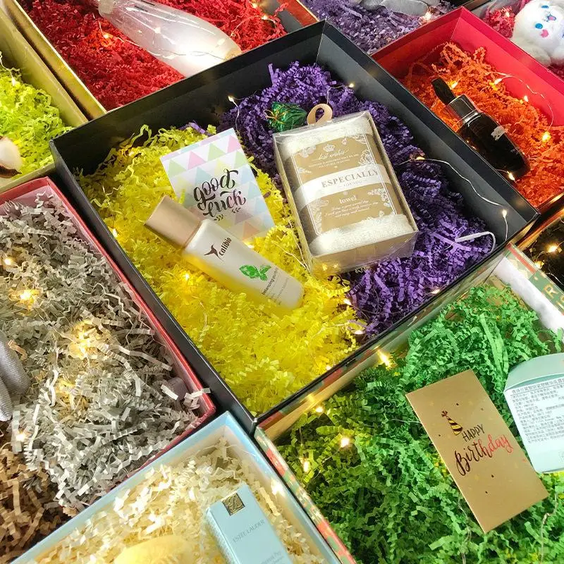 【BA】50/250g DIY Craft Gift Box Filler Supplies Crinkle Paper Fillers Shredded Paper Grass For Valentine's Day Bride Gift