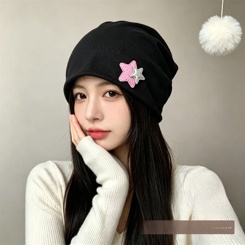 Postpartum Sleep Cap Women's Spring Autumn Thin Large Head Circumference Pregnant Women after Delivery Four Seasons Cold Cap