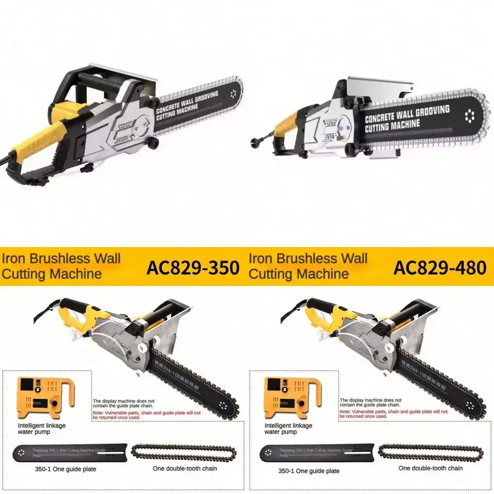 

High Power Portable Wall Grooving Stone Cutting Chain Saw Powerful Electric Chain Saw Machine for Metal Wood Cutting