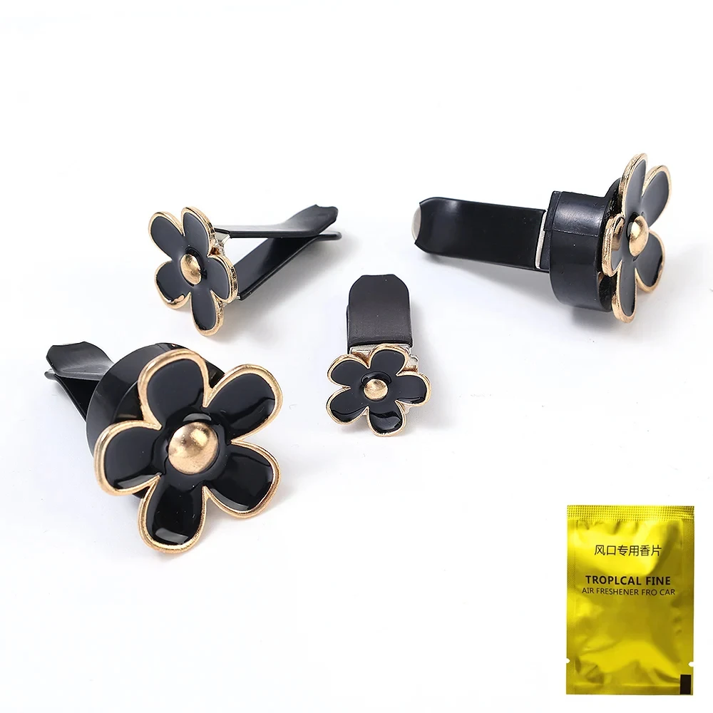 Kleine Daisy Auto Air Vent Parfum Clip Leuke Auto's Geurverspreider Hanger Creatieve Girly Auto Interieur Decoratie