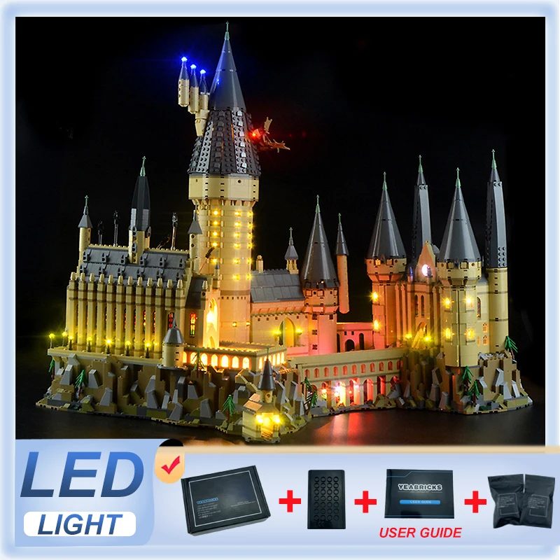 DIY LED Light Kit For LEGO 71043 Hogwarts Castle  (Only LED Light,Without Blocks Model)