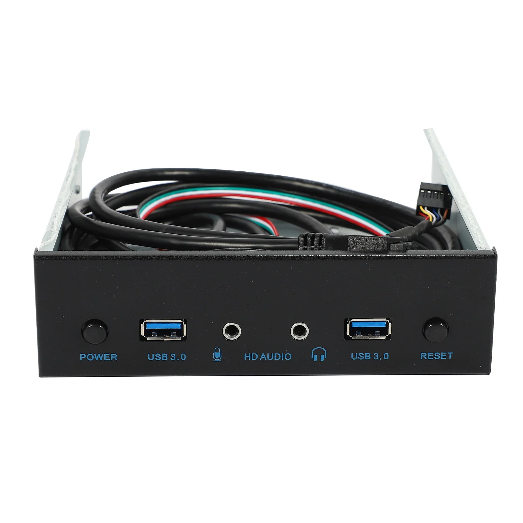 Usb 3.0 2 Port Optical Drive Front Panel Expansion Adapter Usb 3.0 Hub +Hd Audio+Power Switch Button