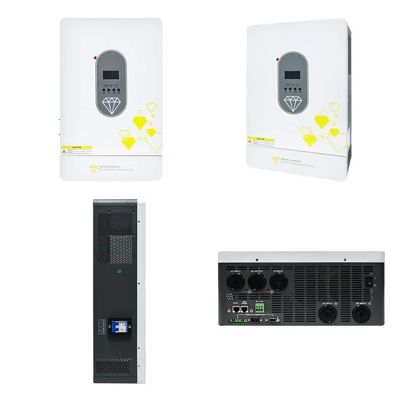 3kw 5kW 6.2kw 10kw Hybrid Solar Inverters Converters 24V12V to 220V Suitable for off Grid Solar Energy Systems