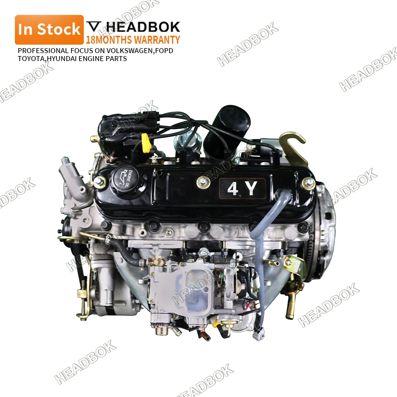 ForHot Sale High Quality 4Y Engine Assembly For Toyota Hiace Van/Bus Hilux Pickup 4x4 Diesel Engine
