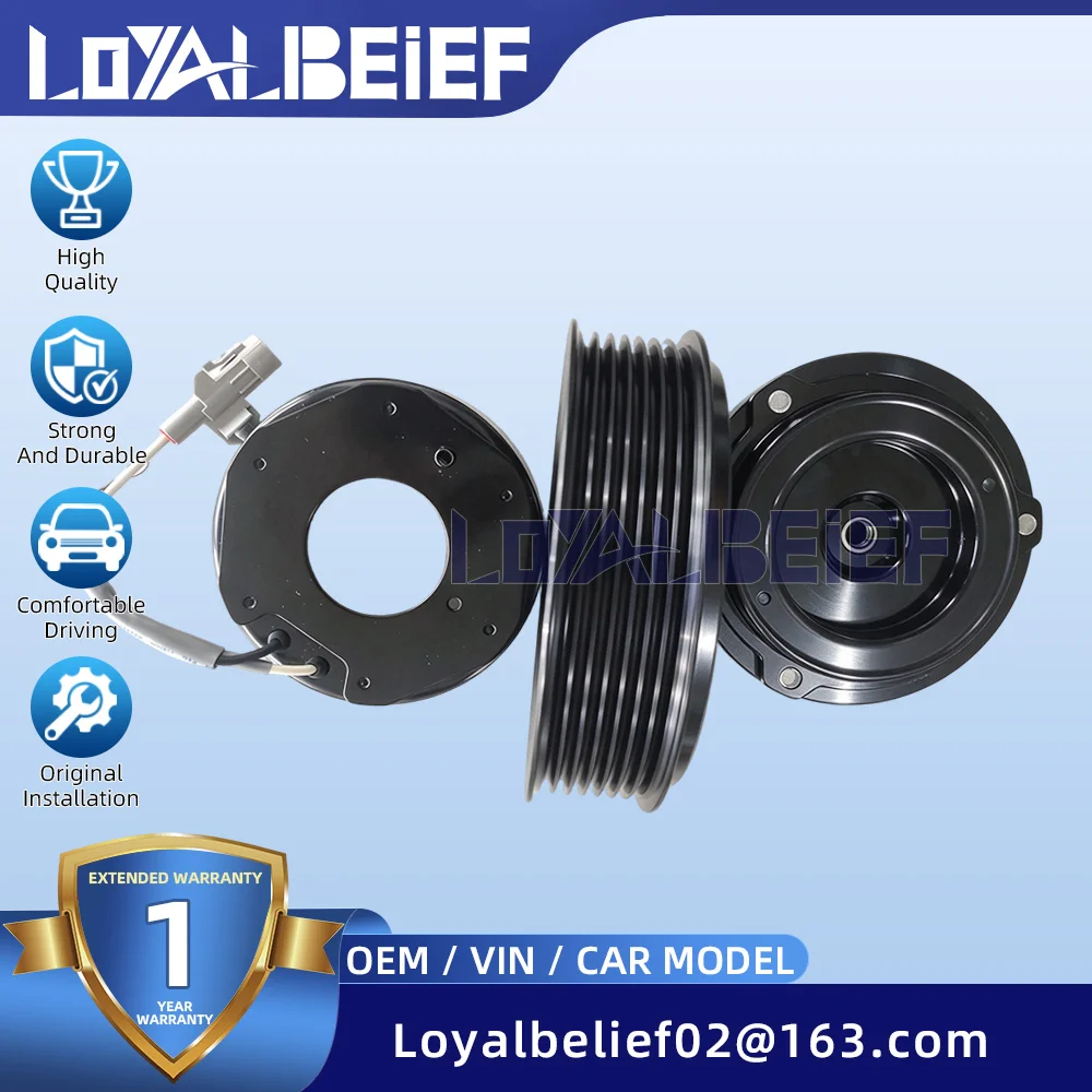 6SBU16C AC Compressor Clutch For Lexus IS250 IS350 GS300 GS350 V6 2.5L 3.0L 3.5L 247300-5100 88320-3A270 88320-3A300 7 Grooves