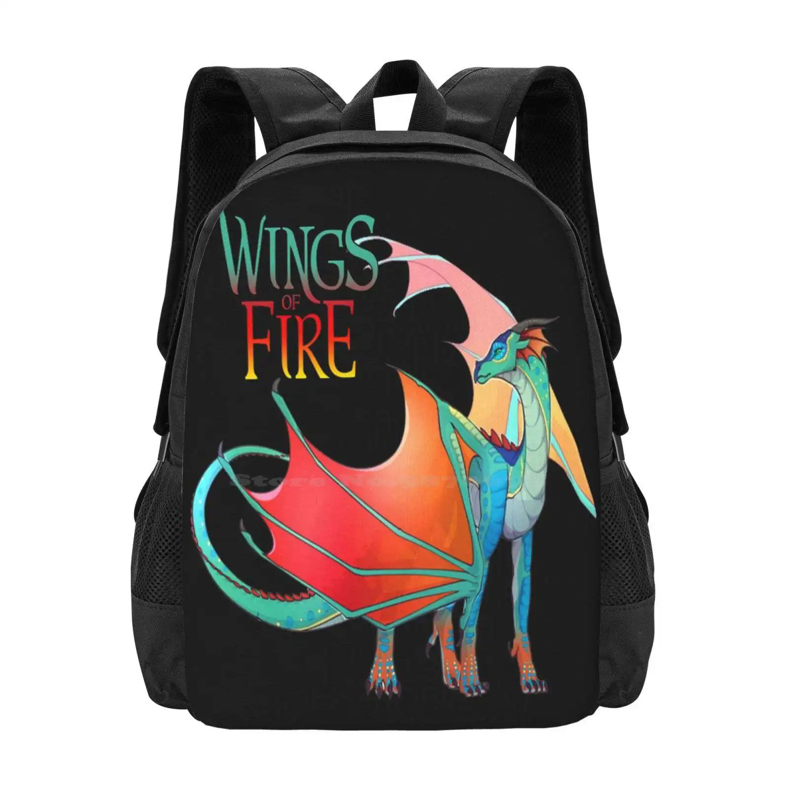 Wings Of Fire-Queen Glory Pattern Design Bag Student'S Backpack Skywing Dragons Sandwing Scholastic Peril Qibli Tsunami Books