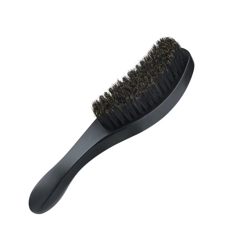 Portable Boar Bristles Beard Brush Multi-function Facial Cleaning Shave Tool Wave Brushs Boar Bristles Hair Comb Salon
