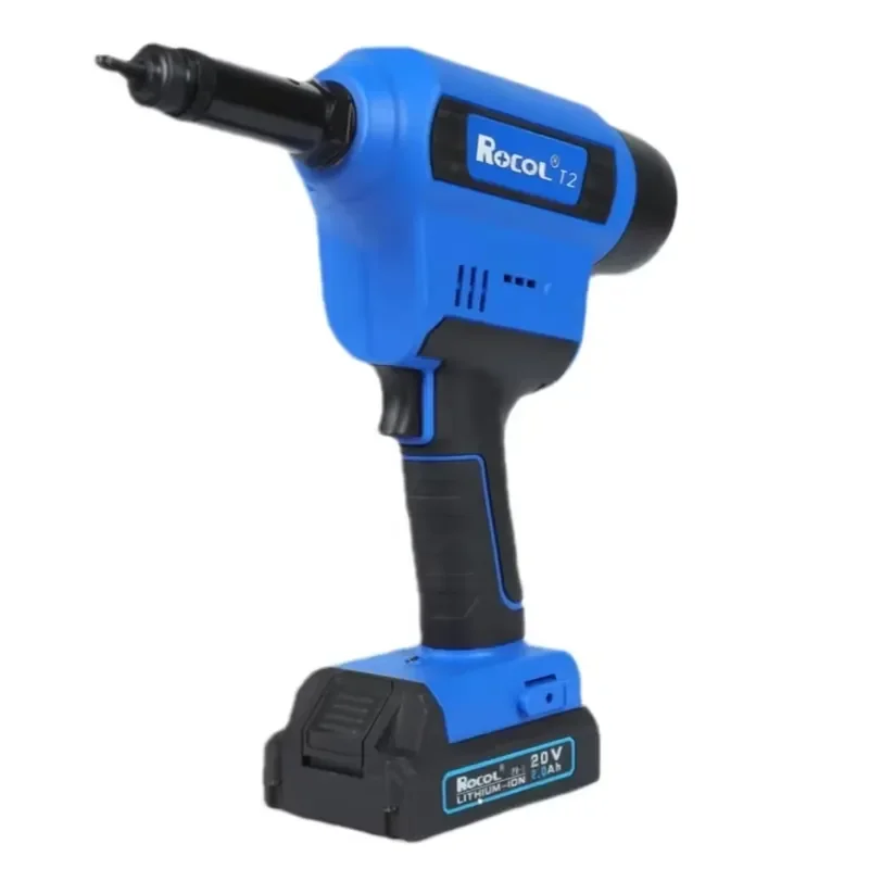 Electric Rivet Nut Tool for M3-M12 RL-T2 RL-T2S Battery-Powered Nut Riveter with Counting Function Adjustable Rivet Nut