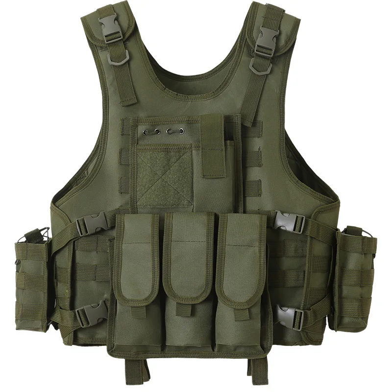 Amphibious vest Tactical vest Outdoor training protective vest Human CS vest lightweight