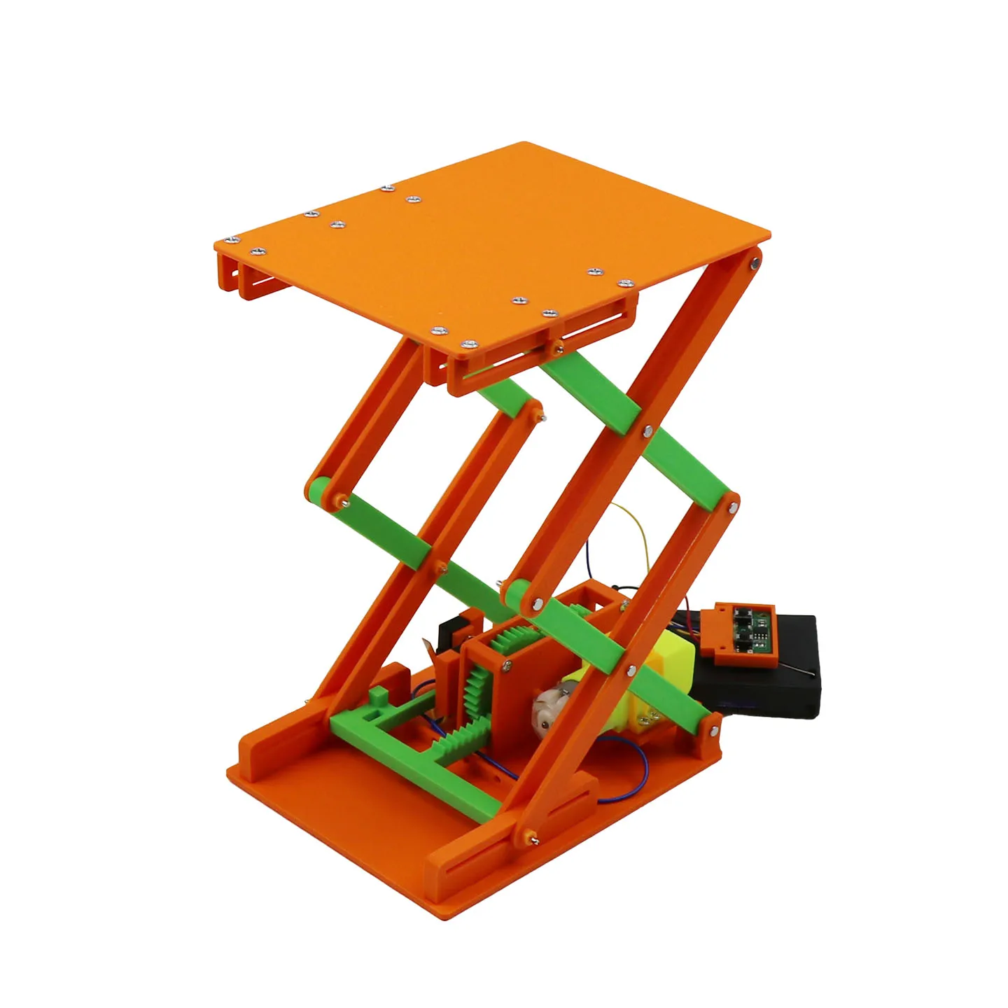DIY Electric Lift Platform – Handmade Tech Craft Creative Mechanical Model