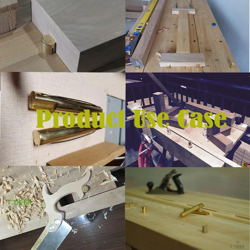 T.DEER-BD,Brass Bench Dog Clamp,workpiece positioning，operational aids for woodworking tables