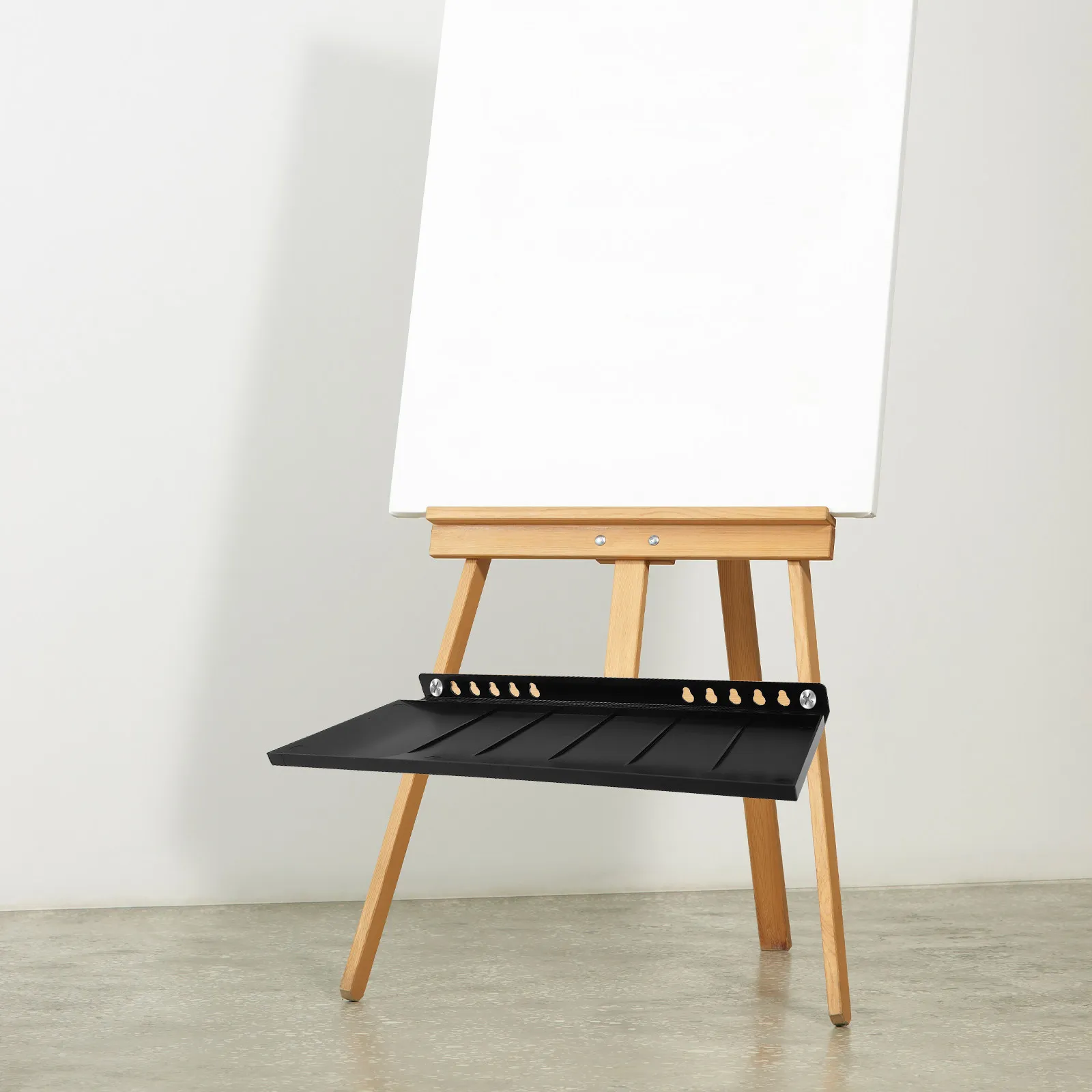 1Set Adjustable Easel Tray Shelf Professional Grade Paint Brush Palette Organizer Stable Detachable Tray for Artists Sketching