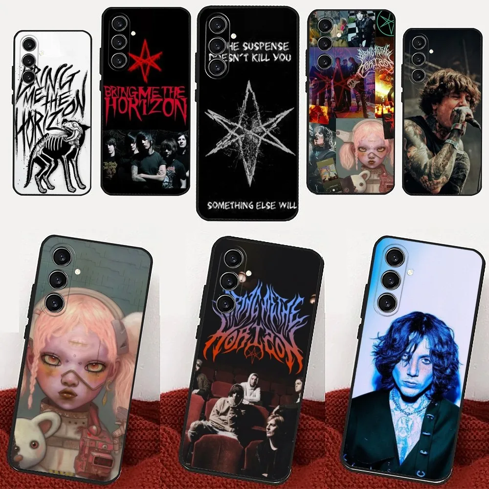 B-BMTH B-Bring Me The H-Horizons  Phone Case For Samsung Galaxy A13,21s,22,31,32,52,53,71,80,91 Black Soft Cover