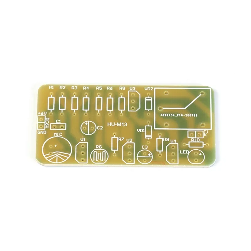 

Sound and light dual-control delay switch, kit LED light fun welding practice board electronic DIY production spare parts HU-M13