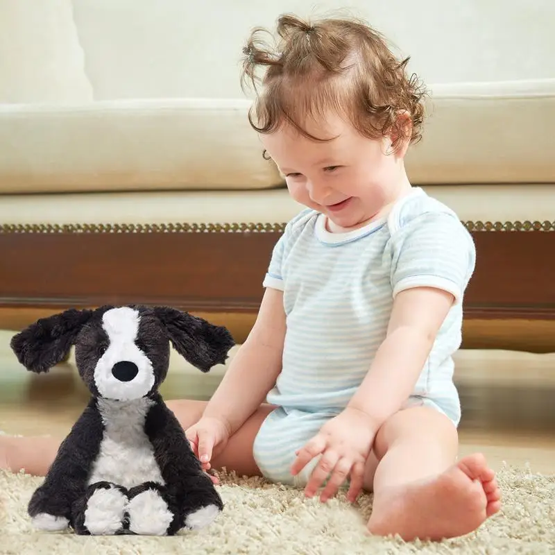 Border Collie Dog Plush Toy Realistic Stuffed Animal Border Collie Simulated Animal Plush Toy Huggable Decoration For Children