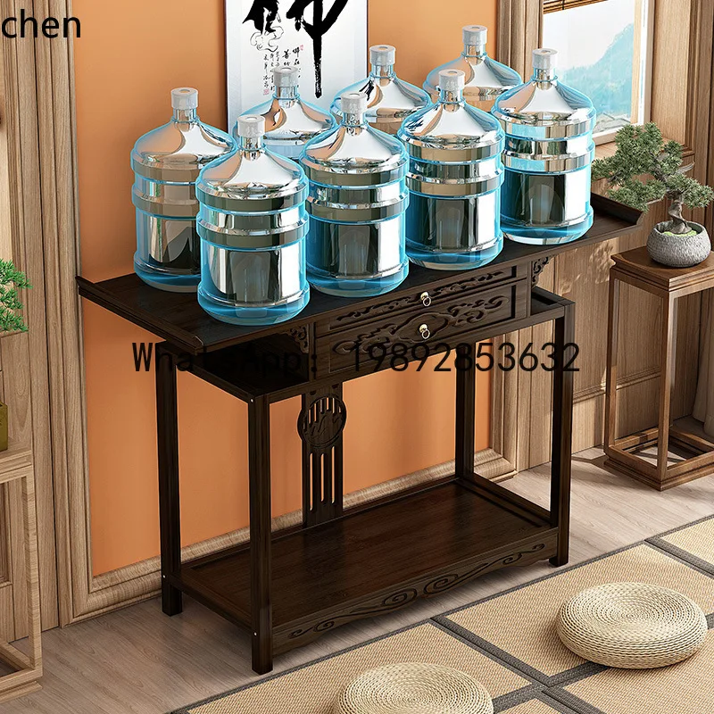 ZZ 27 Buddha Altar Guanyin Bodhisattva Guan Erye Offering Table Case Entrance Table
