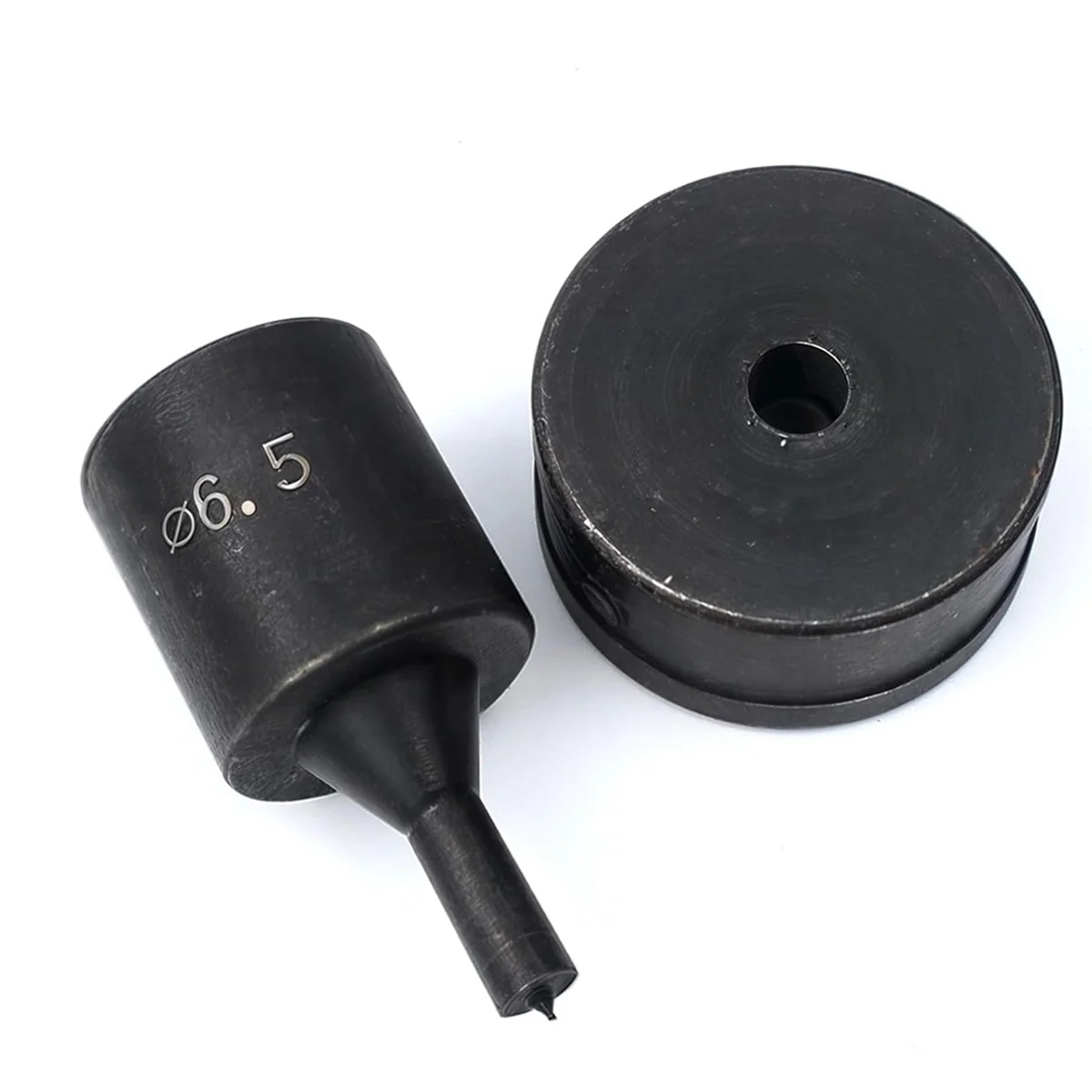 【New User-Coupon!】Hydraulic Hole Punch for CH70 CH-70 Machine, 6.5mm Hydraulic Punching Round Die Tool 1pc, Black