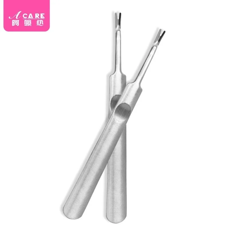 DX01/Nipper สําหรับถอด Dead Skin/B1PQ0-Easy-to-Use เล็บน้ํามันเครื่องมือเล็บ Pusher STEEL PUSH Double-Headed Stainle