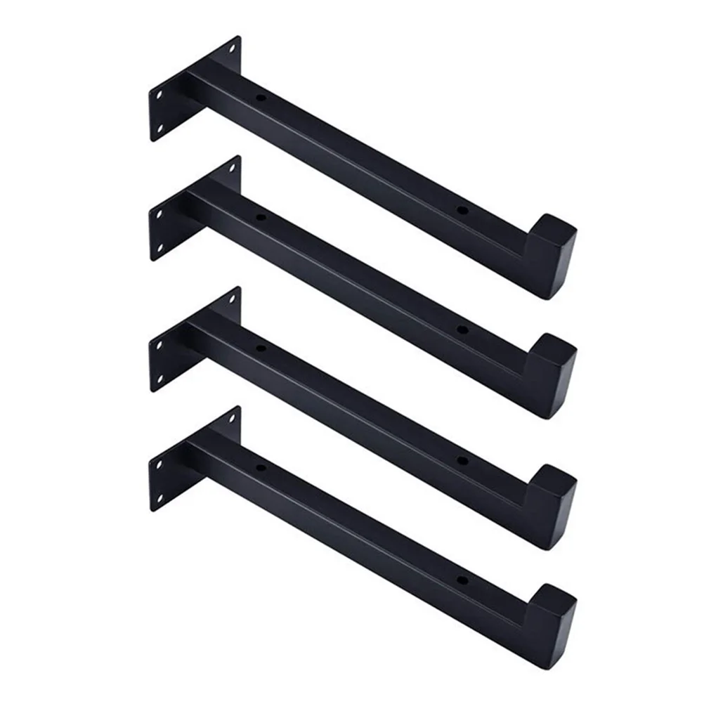 

4pcs Heavy Duty Shelf Bracket Iron St for Wall Mount DIY Storage Rack Home Office Kitchen ganizers LayerBoardBracket Hardware
