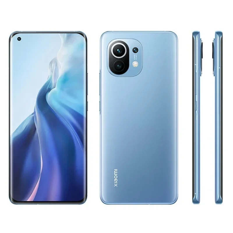 Xiaomi 11 5g smartphone cpu snapdragon 888 4500mah capacidade da bateria 108mp câmera celular hyperos 1.0 telefone usado sem carregador