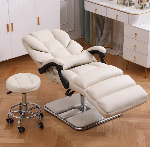 

Beauty chair can lie down and lift facial mask embroidery skin care recliner