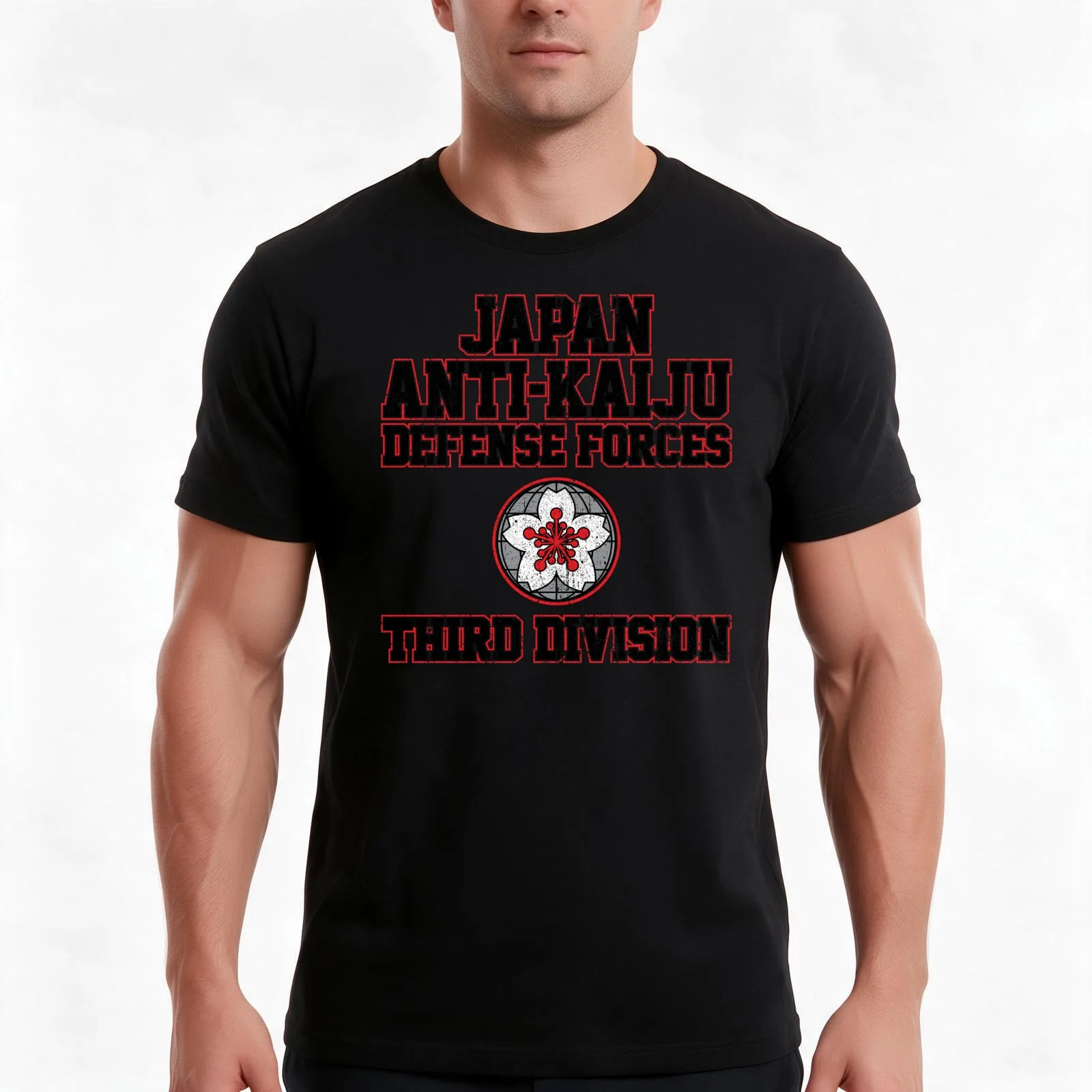 Japan Anti-Kaiju Defense Forces Third Division (Variant) T-Shirt Summer Casual Cotton Tee Oversized Streetwear Tops