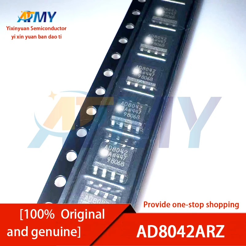 4 pieces of AD8042ARZ SOP-8, marked AD8042, operational amplifier chips