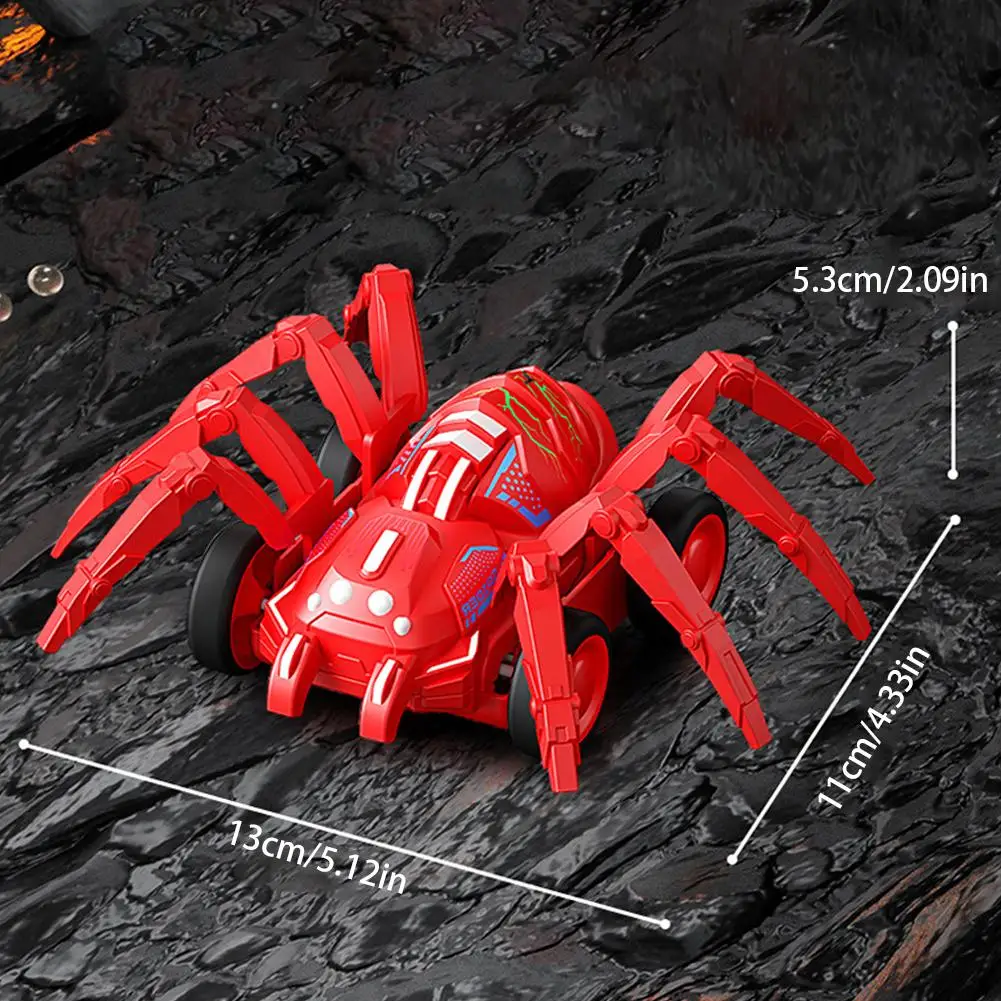 Animal Model Toy Cool Spider Chariot Crawling Spider Simulations Children's Inertial Driving Interactive Toy Birthday Gift