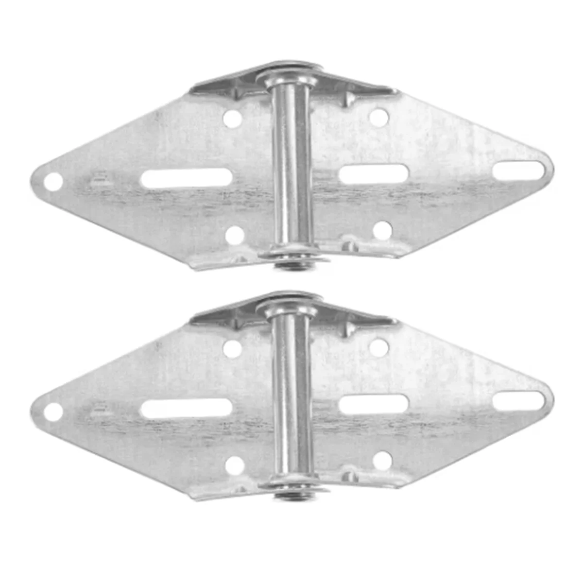 

A002 4 Pcs Garage Door Hinge Closer Cabinet Hinges Heavy Duty Exterior Spring Loaded to with Mounting Bolts Auto Screen