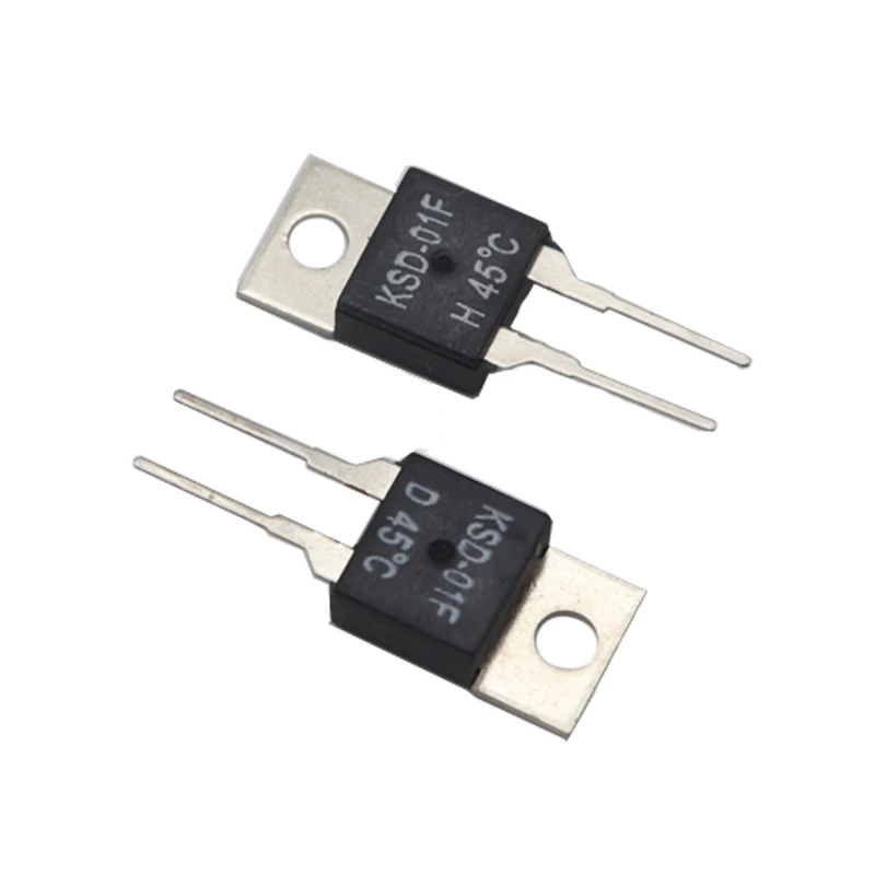 【5-1PCS】40C 45C-135C DegC NC Normally Closed NO Normally Open 1.5A Thermal Switch Temperature Sensor Thermostat KSD-01F JUC-31F