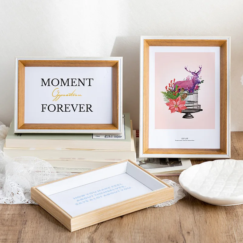Simple creative picture frame 5-10 inch a4 photo frame table living room decoration wall frame