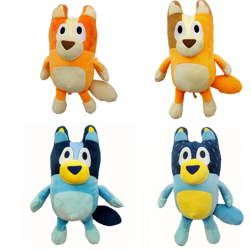 26-30cm Bluey Family Plush Toys With Friends Bingo Kawaii Dog Plush Doll Cartoon Character Soft Stuffed Dolls Kids Birthday Gifs