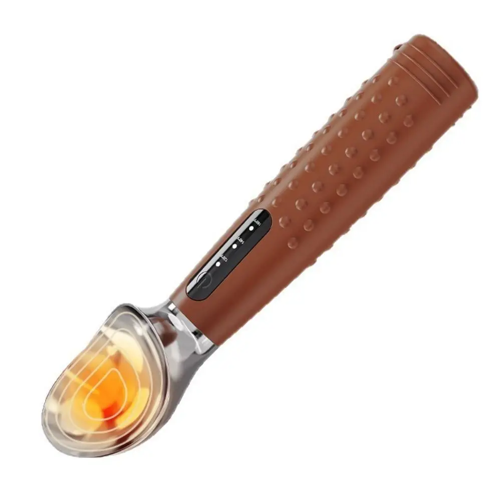 Rechargeable Heated Ice Cream Scoop Rapid Heating LED Display Electric Ice Cream Scooper Waterproof Fast Melting