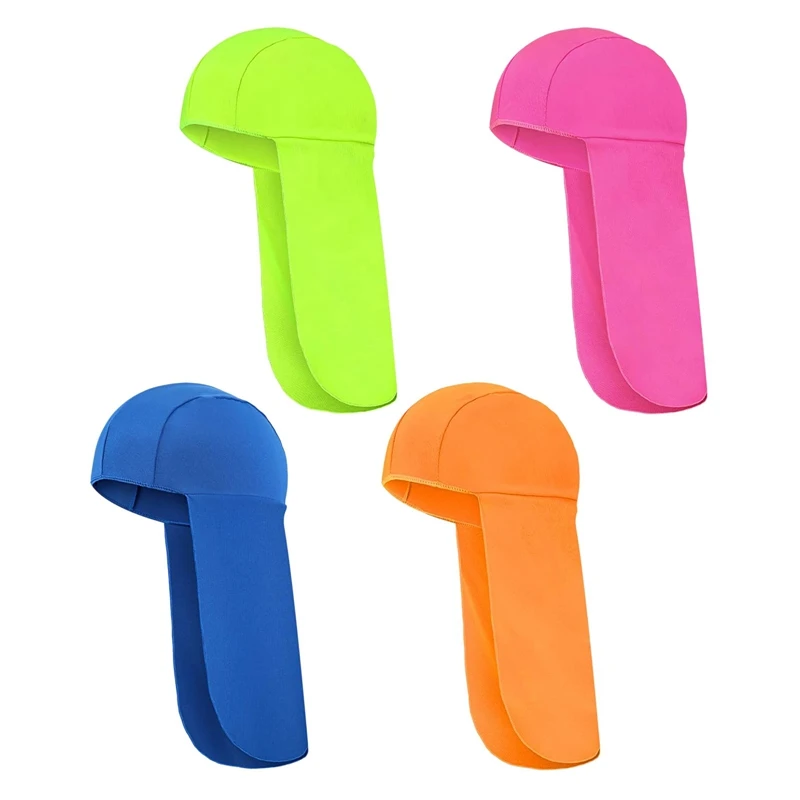 Sombrilla elástica para el cuello, protección UV para el sol, Protector para el cuello para la pesca, 4 piezas