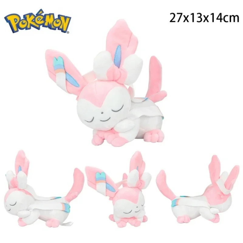 pokemon-dormindo-sylveon-plushies-recheado-macio-nap-charizard-sprigatito-kawaii-colecao-de-pelucia-decoracao-para-casa-presentes-de-natal-fas