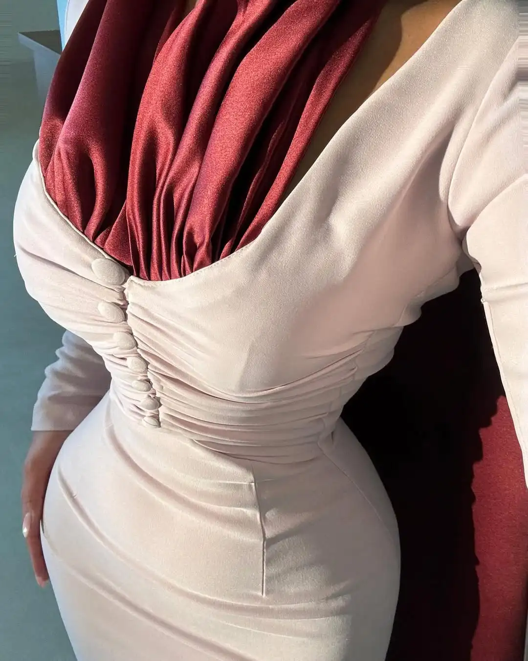 Robe de soirée sirène longue en Satin Double face, élégante, élégante, arabie saoudite, longueur au sol, robe de bal, cape au dos, robe personnalisée pour femmes