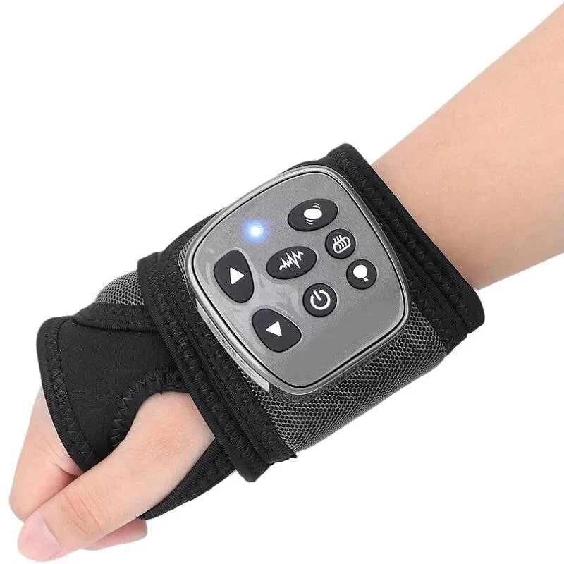 Wrist Brace Massage Hand Compression Carpal Tunnel Wrist Support Multifunctional  Electric Vibration Massage Heating Pain Relief