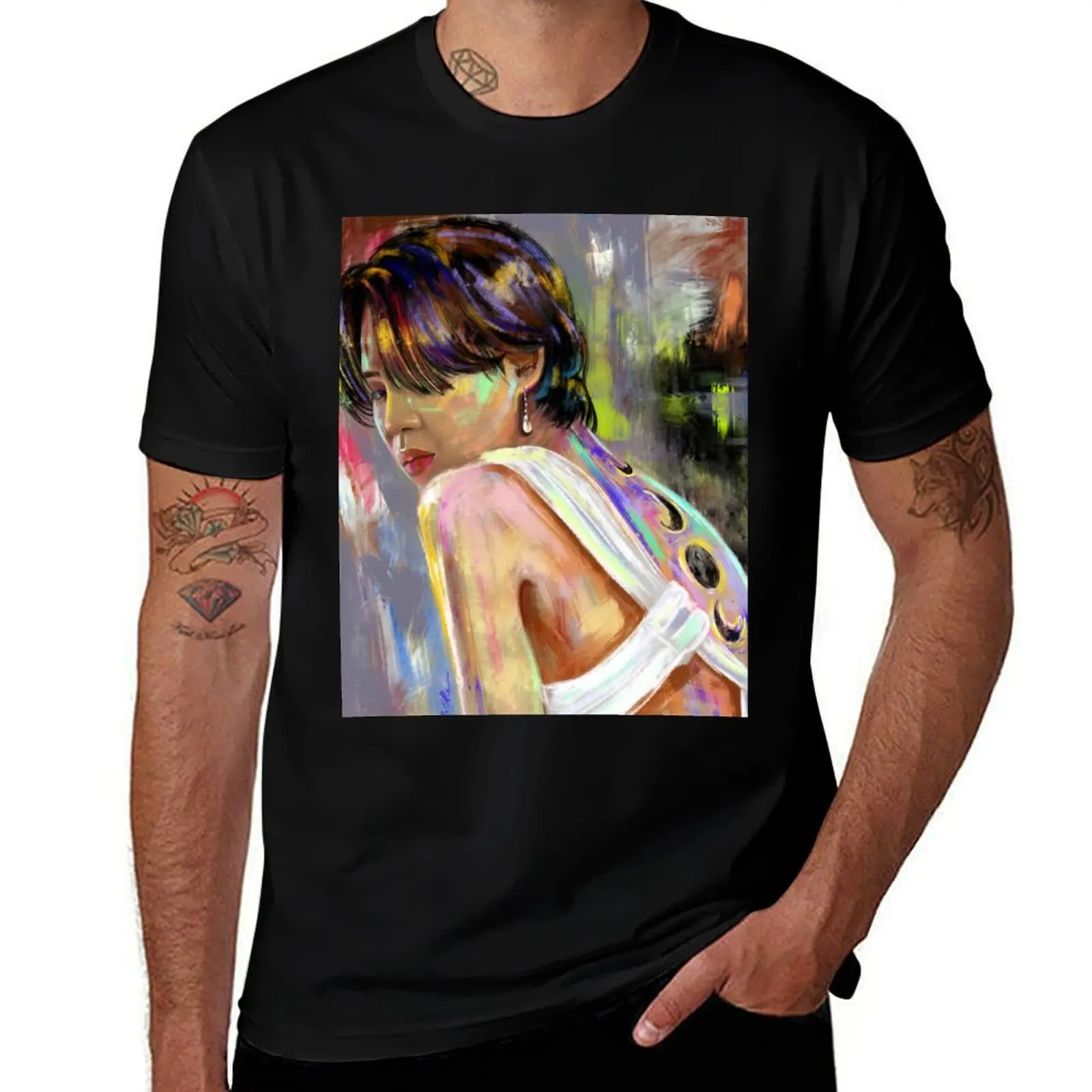 

Jimin_ phases of moon art T-Shirt graphic t shirt vintage tshirts personalised sports fans Short sleeve tee men