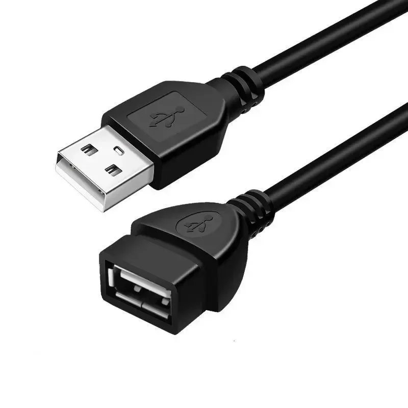 1/3Pcs USB 2.0 Cable Extension Cable Wired Data Transmission Line Ultra-High-Speed Display Projector Data Extension Cable