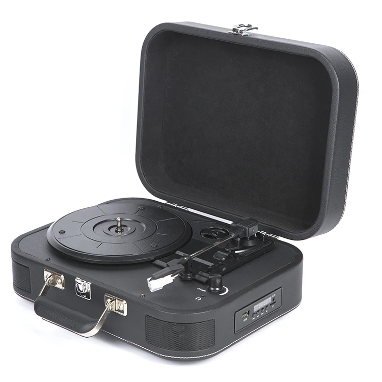 

3 Speed Bluetooth Turntable Player Ruby Stylus Record Player Vinyl Record Player