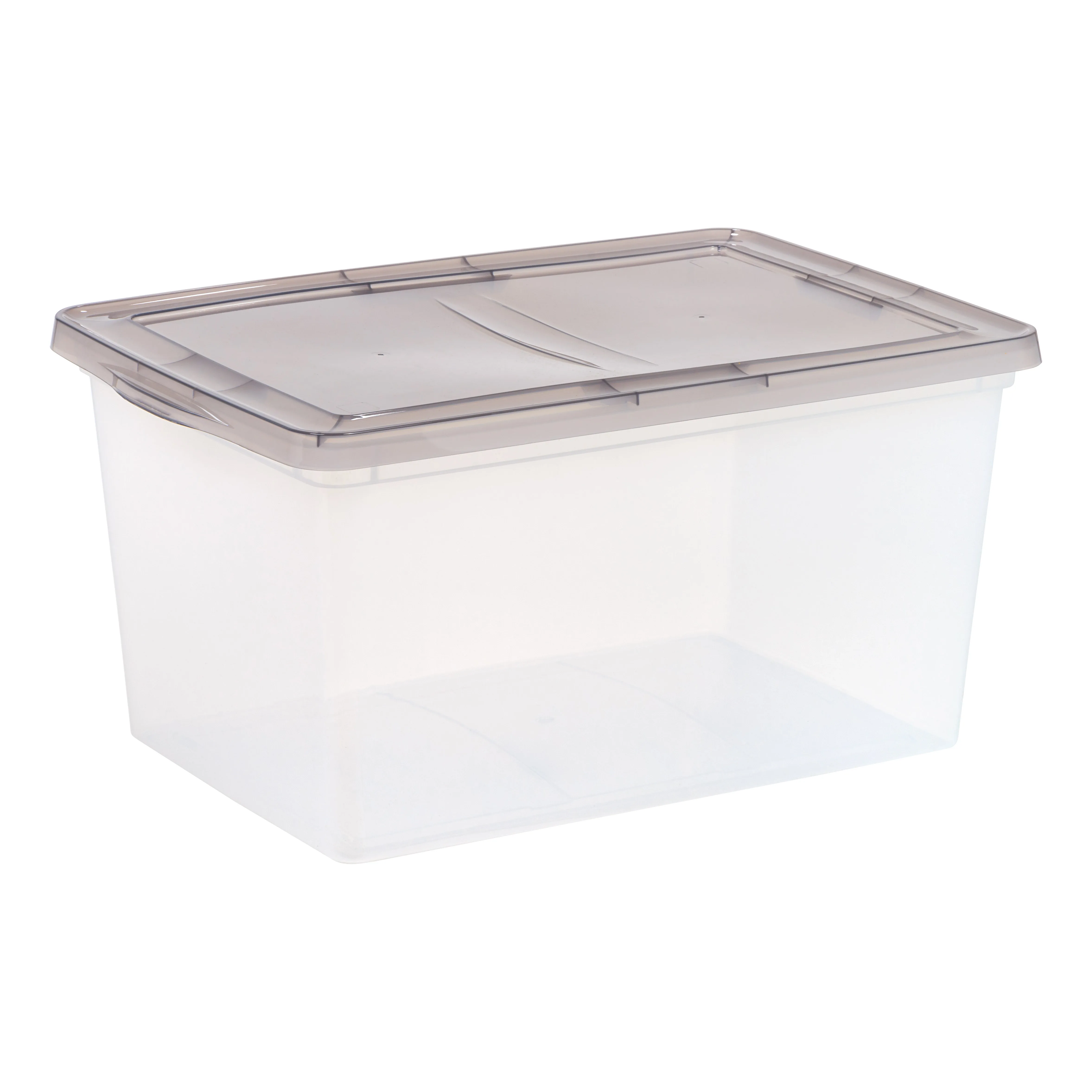 58 Qt Clear Plastic Storage Bin with Lid Stackable Tote Container for Organizing and Storing product image from Contain & Co.