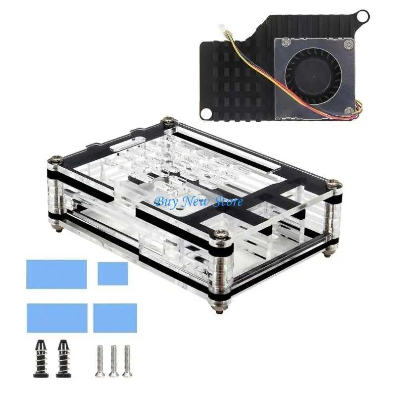 

Стильный чехол 20ce со встроенным вентилятором для охлаждения Computer Protector RPI 5