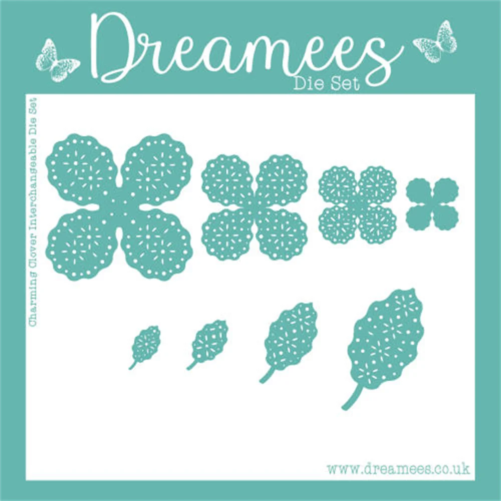 Charming Daisies Festive Frames Die Set Pretty Poinsettia Clear Stamps Layering Doily Metal Cutting Dies DIY Scrapbook Template image 3